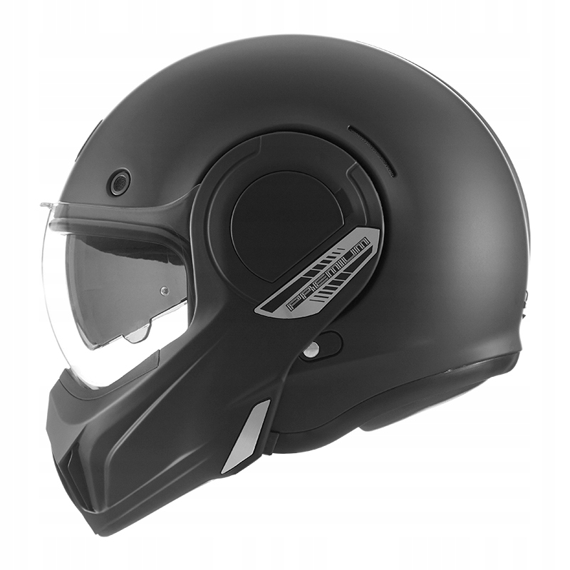 Helmetë modulare moto Nox Premium Stratos, për të rritur, e zezë