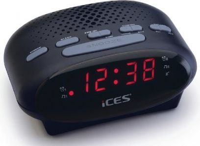 Радио аларм Lenco ICR210, FM тјунер, црна боја