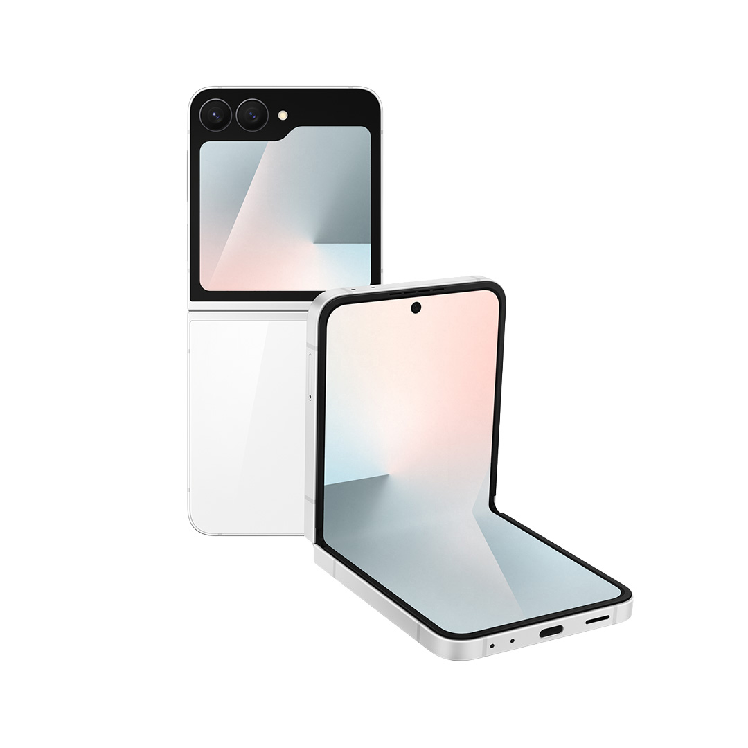 Celular Samsung Galaxy Z Flip 7 FE, 8GB/ 256GB, i bardhë