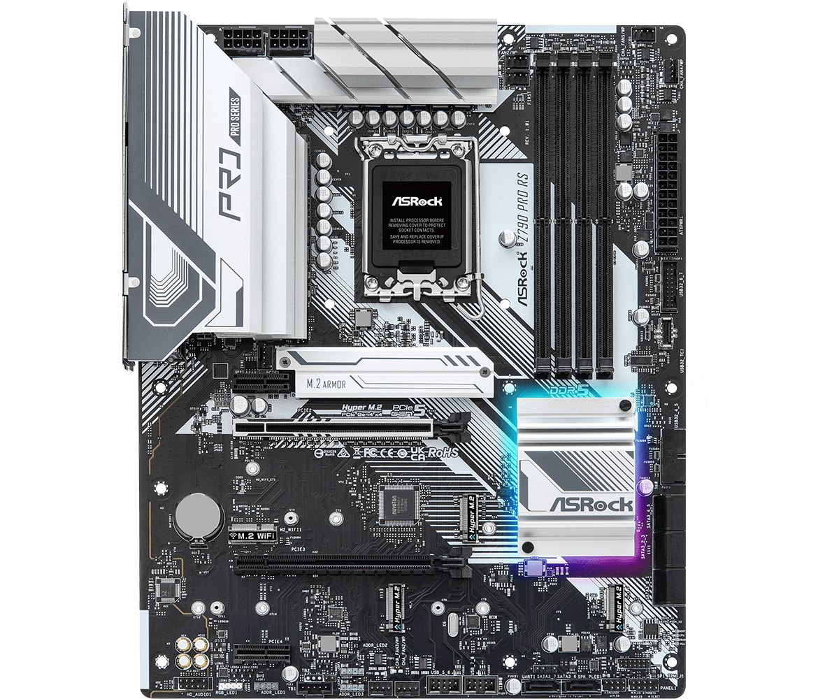 Pllakë amë Asrock Z790 Pro RS Intel Z790 LGA 1700 ATX