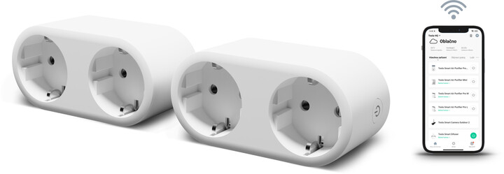 Prizë Tesla Smart Plug Dual 2x Bundle
