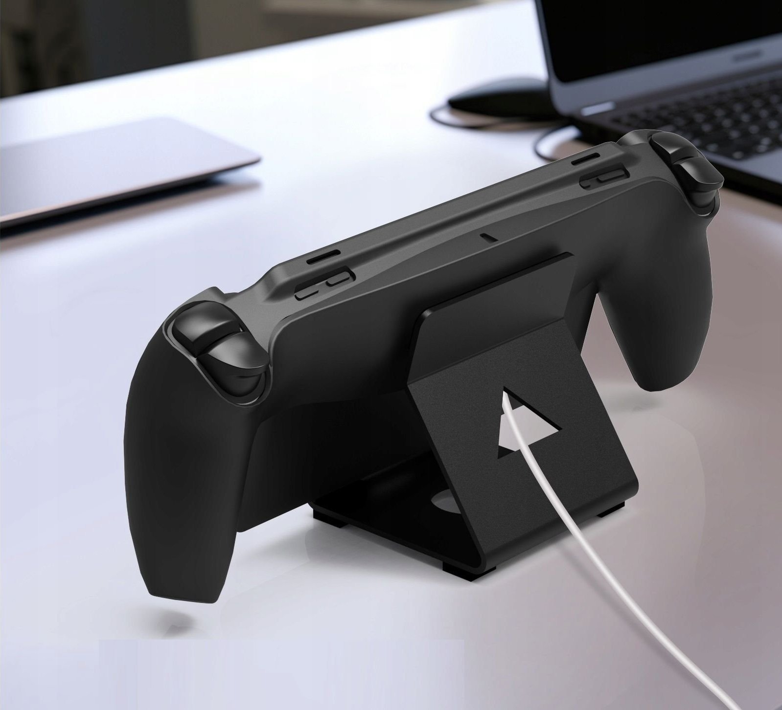 Mbulesë silikoni JYS P5183 për Sony PlayStation Portal, mbrojtëse, e zezë