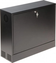 Derë për kabinet rack Zvesn CR19-3U-180-B, 3U, 19", e zezë