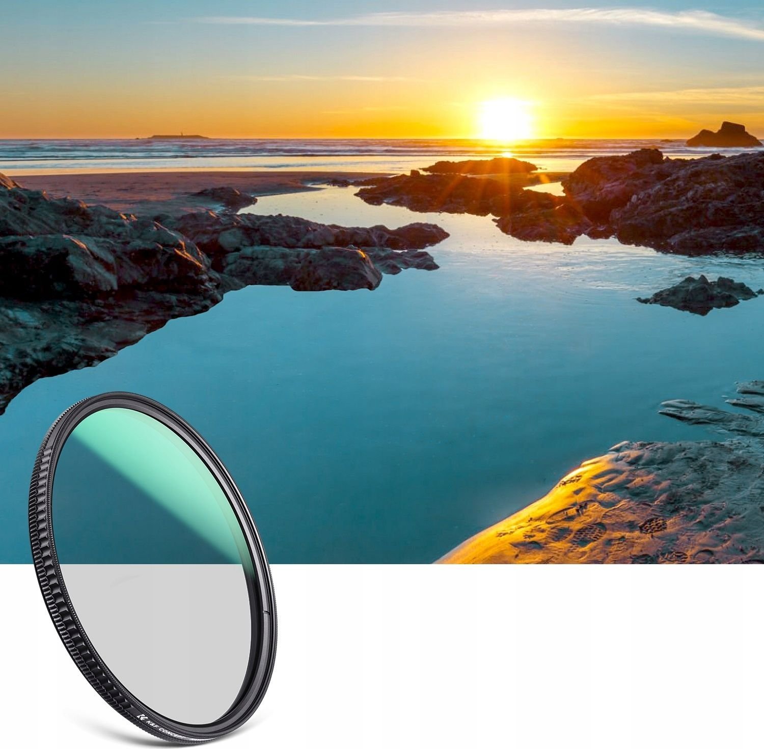 Filtër polarizues K&F Concept Nano-X CPL, 77mm, ultra low reflection