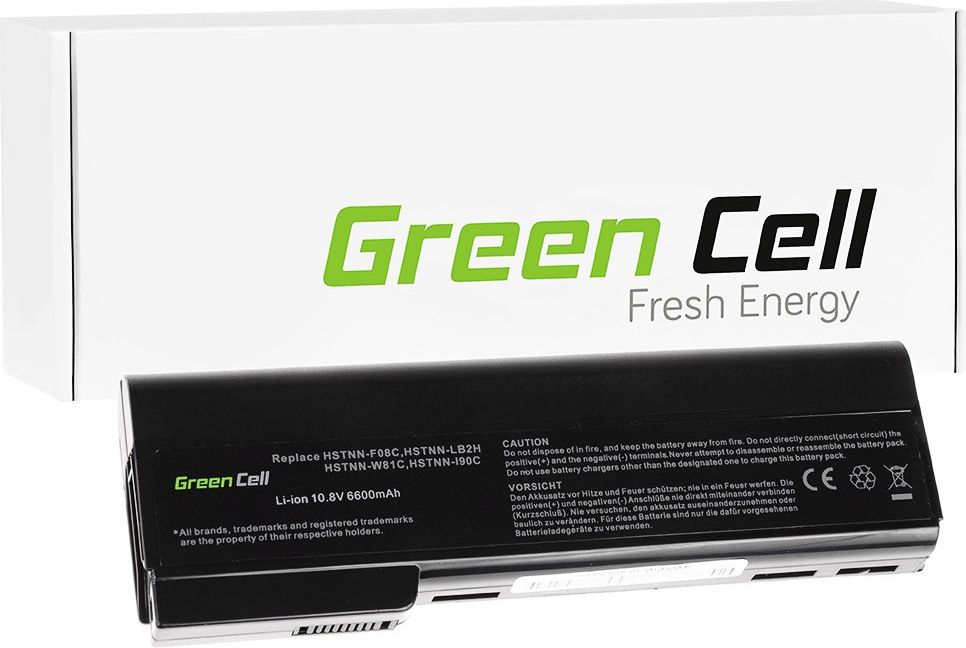 Green Cell Лаптоп батерија GC-HP93 / CC06XL, 10.8 V, 6600 mAh, за HP EliteBook 8460p/8560p и ProBook 6460b/6560b/6570b
