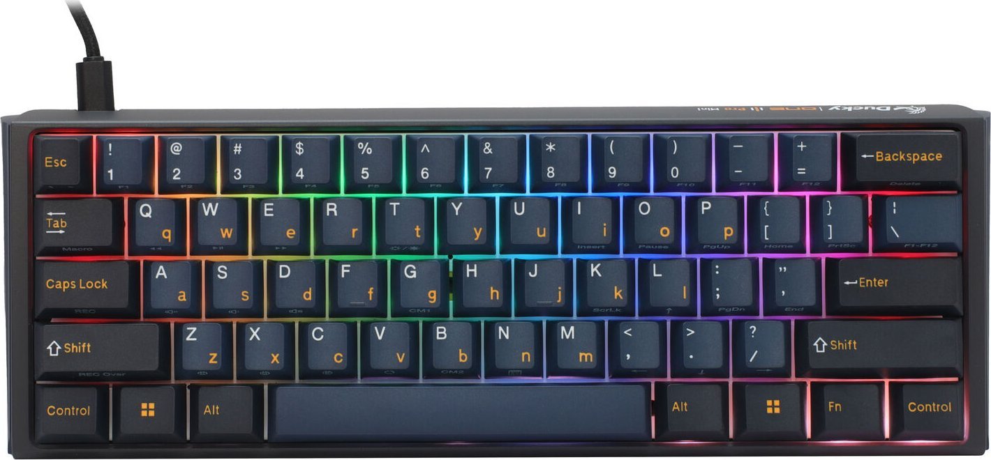 Tastierë mekanike Ducky One 3 Pro Nazca Line, RGB, Cherry MX2A Red, hot swappable