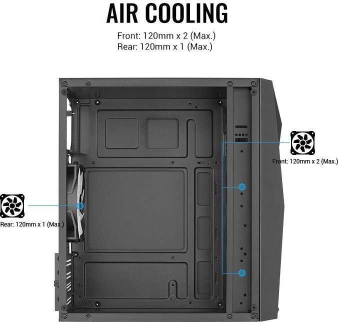 Kasë Aerocool Raider Mini, Mini Tower