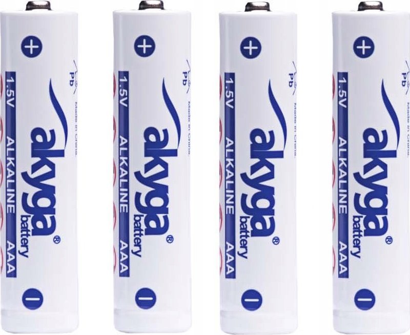 Bateri alkaline AAA Akyga AKY1971, 1.5V, 1300mAh, paketim 4 copë