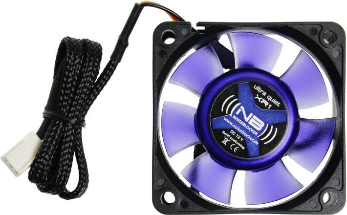 Ventilator Noiseblocker BlackSilent Fan XR1 (ITR-XR-1), 60mm, i zi / kaltër