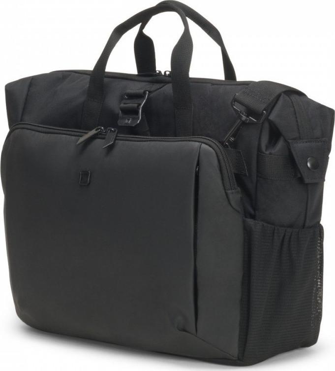 Çantë laptopi Dicota Top Traveller Go D31863 RPET, 15.6", material i papërshkueshëm nga uji, e zezë