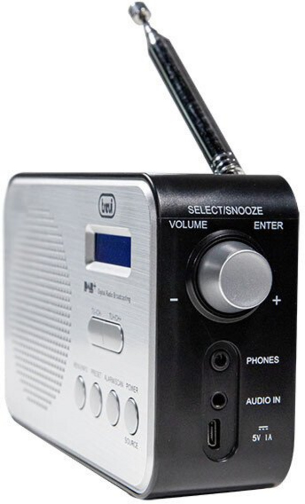 Radio portative Trevi DAB 7F92 R, e zezë