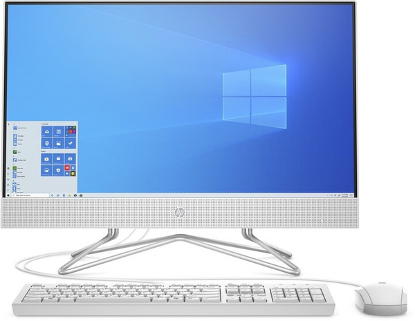 [OUTLET] Kompjuter HP 24-df0001nc, 23.8', Intel Celeron, 8GB RAM, 256GB SSD, Intel UHD Graphics, i bardhë