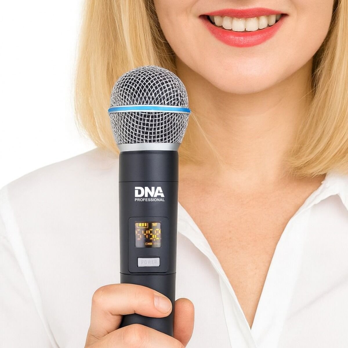 Set mikrofoni wireless DNA BAT Vocal Set, me bateri, për vokal