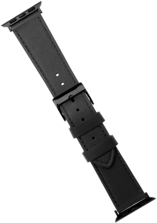 Rrip lëkure FIXED për Apple Watch 42/44 / 45mm, i zi 
