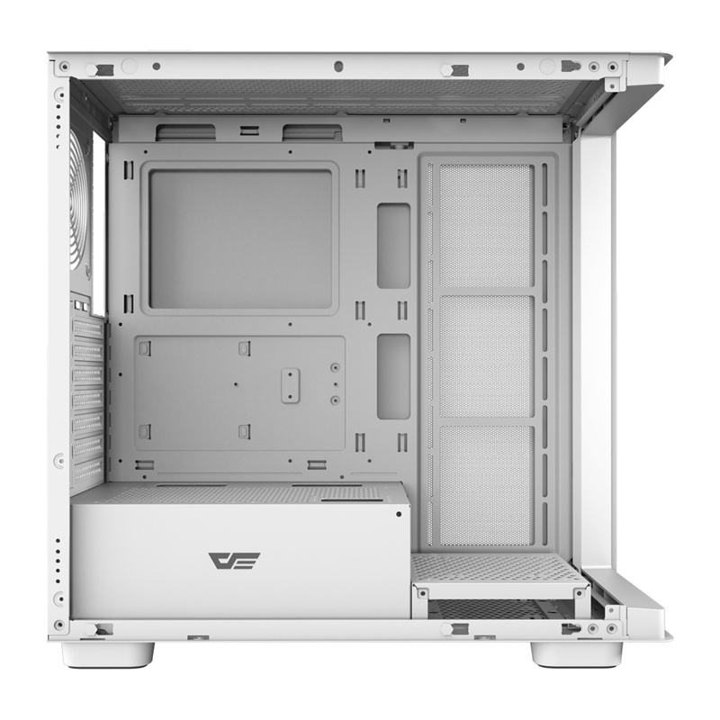 Kabinet kompjuteri DarkFlash DS900G, ATX, xham i temperuar, i bardhë