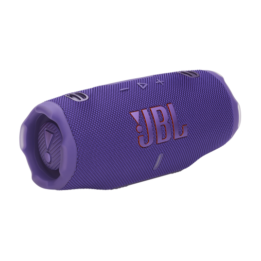 Altoparlant portabël stereo JBL Charge 6 me AI Sound Boost, 28 orë, Auracast, violet (JBLCHARGE6SPUR)