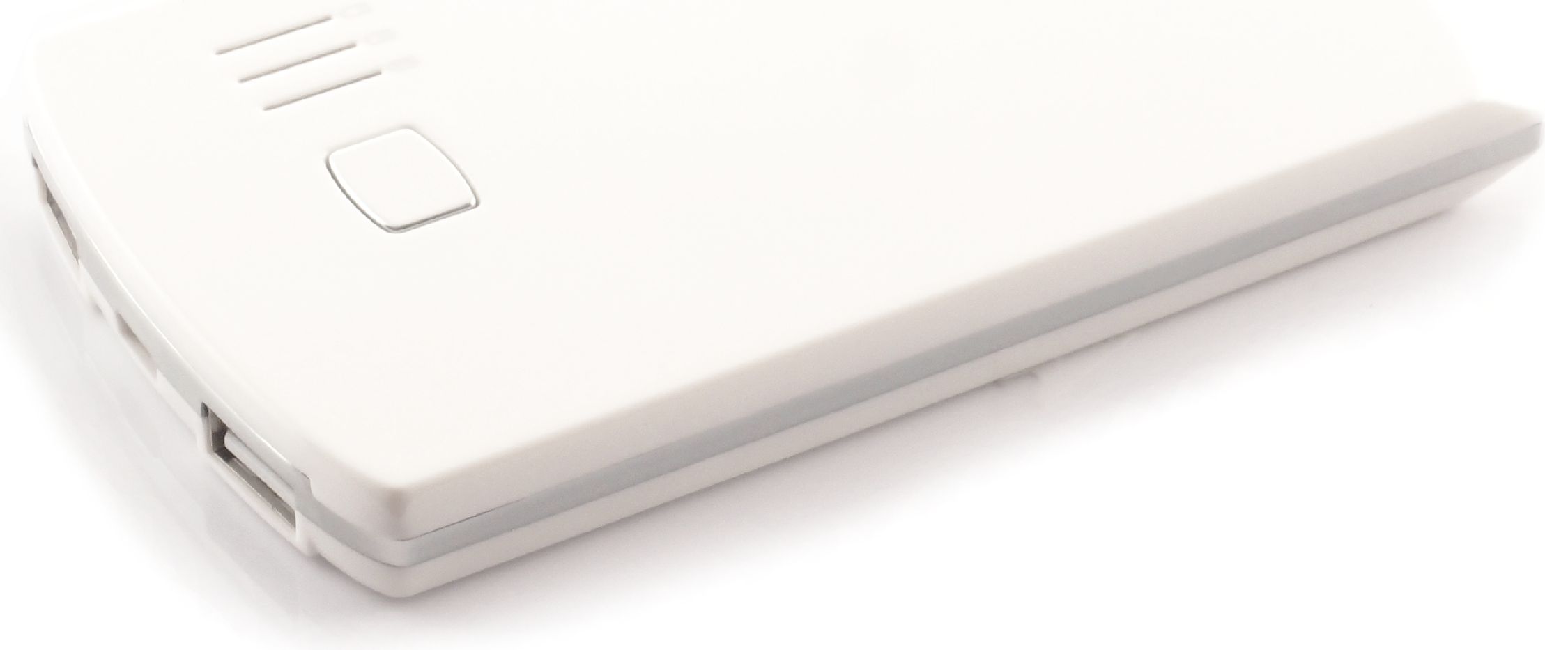 Powerbank Sunen 5600mAh, 2 porta USB, i bardhë