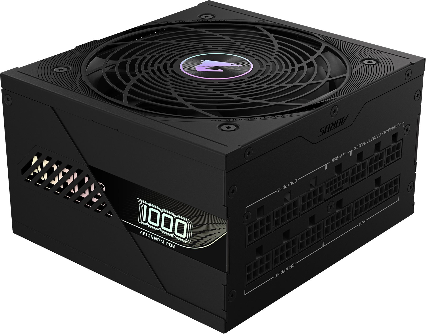 Furnizues energjie GIGABYTE AORUS ELITE P1000W ICE, 1000W, 80 PLUS Platinum, modular, ATX 3.0, i bardhë