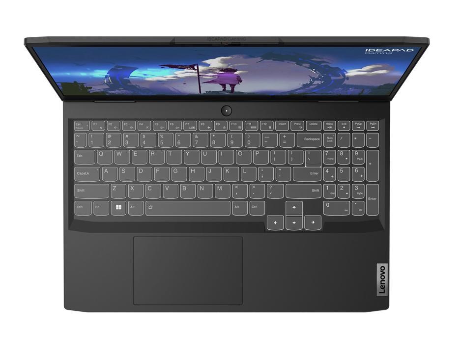 Laptop Lenovo IdeaPad Gaming 3, 15.6", Intel Core i7 12650H, 16 GB RAM, 512 GB SSD, NVIDIA GeForce RTX 3060, i hirtë