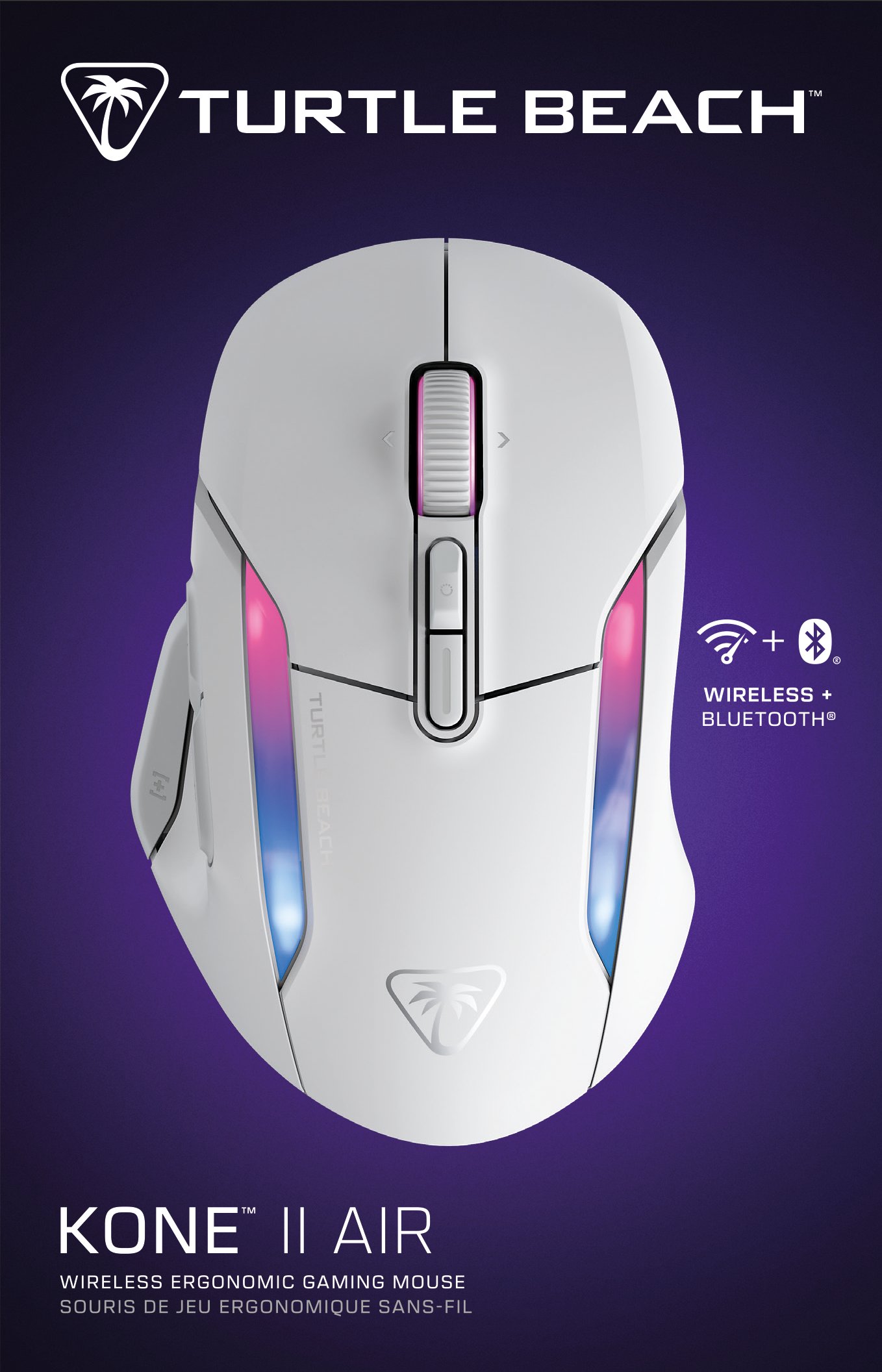 Maus gaming Turtle Beach Kone II Air, pa tela, sensor 26K DPI, RGB, i zi