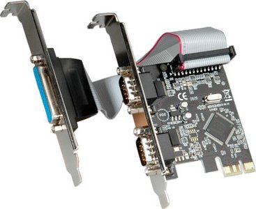 Картичка за проширување VALUE PCI Express, 2x RS232, 1x паралелна порта EPP ECP
