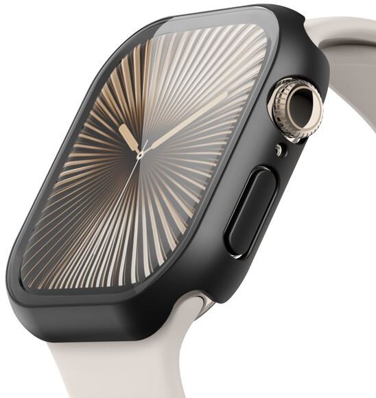 Mbrojtës ekrani për orë Belkin OWA003HQBK, për Apple Watch Series 10, xham i kalitur, i zi