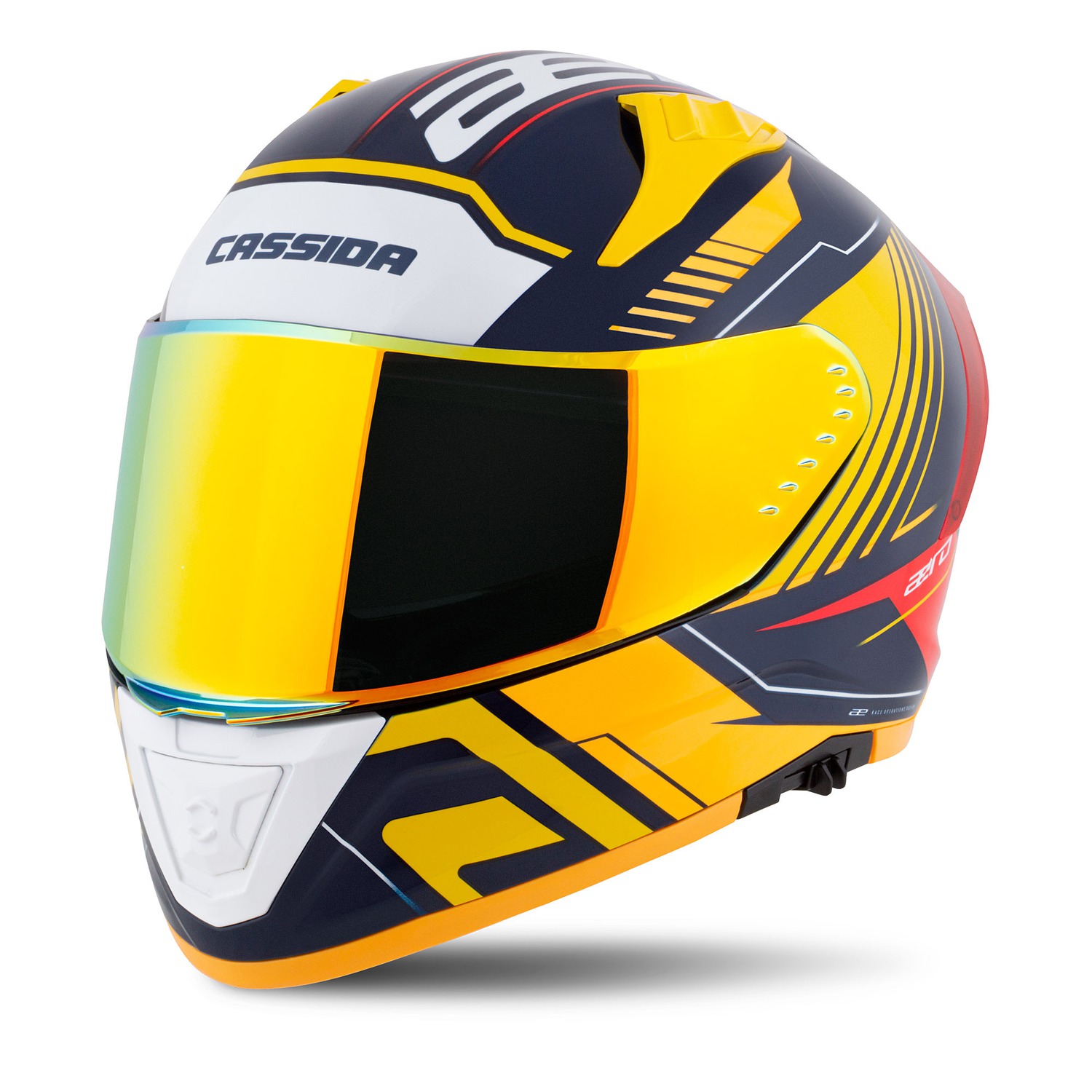 Helmetë motoçiklete Cassida Aero Drome 2026, integralë, polikarbonat, shumëngjyrëshe