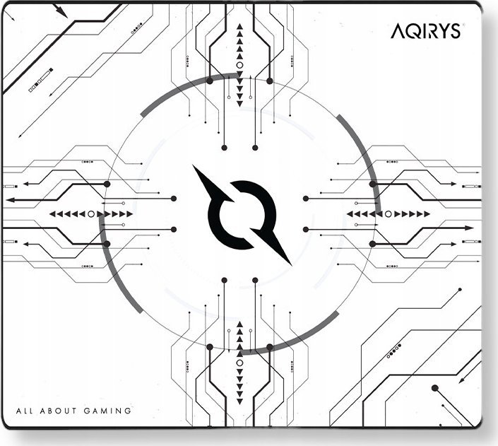 Mousepad GRUIS White Medium, 450 x 400 x 3 mm, sipërfaqe mikrofiber, i bardhë