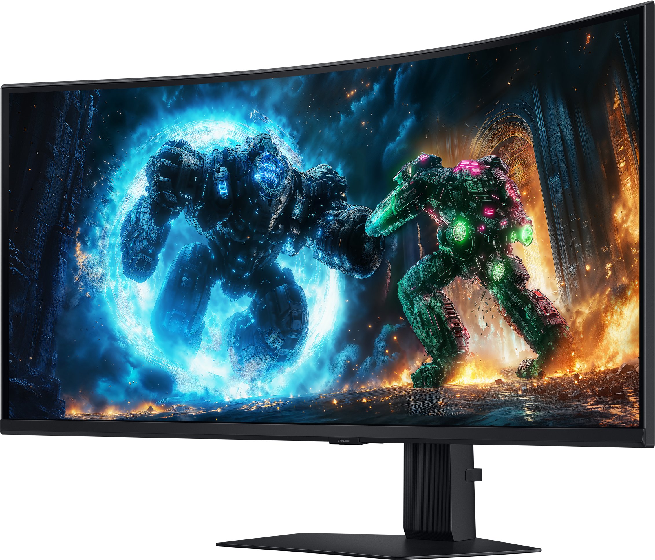 Monitor i lakuar gaming Samsung Odyssey G7 G75F, 40", 240Hz, QHD, i zi