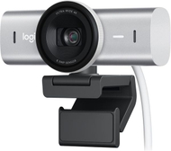 Веб-камера Logitech MX Brio, 4K UHD, 60fps, светло сива