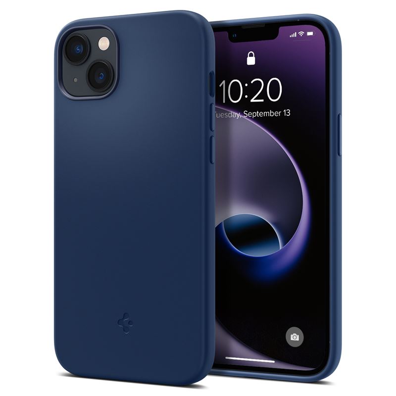 Mbështjellës për iPhone 14 Plus Spigen Silicone Fit MagSafe, i kaltër