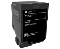 Toneri Lexmark 84C2HKE, origjinal, rendiment i lartë, i zi