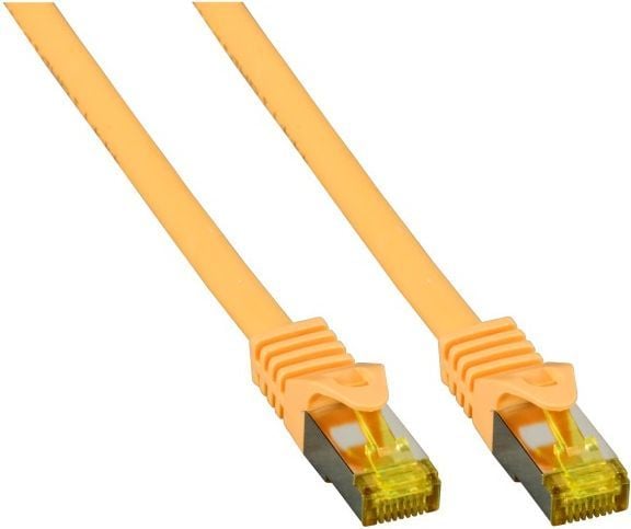 Kabllo rrjeti EFB Elektronik RJ45 Cat.6A, S/FTP, 15m, e verdhë