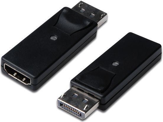 Përshtatës Assmann Digitus DisplayPort-	HDMI AK-340602-000-S, i zi