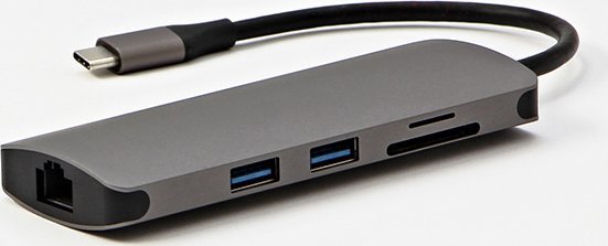 Докинг станица USB-C All New QZDH001XS0AW, HDMI, RJ45, сива