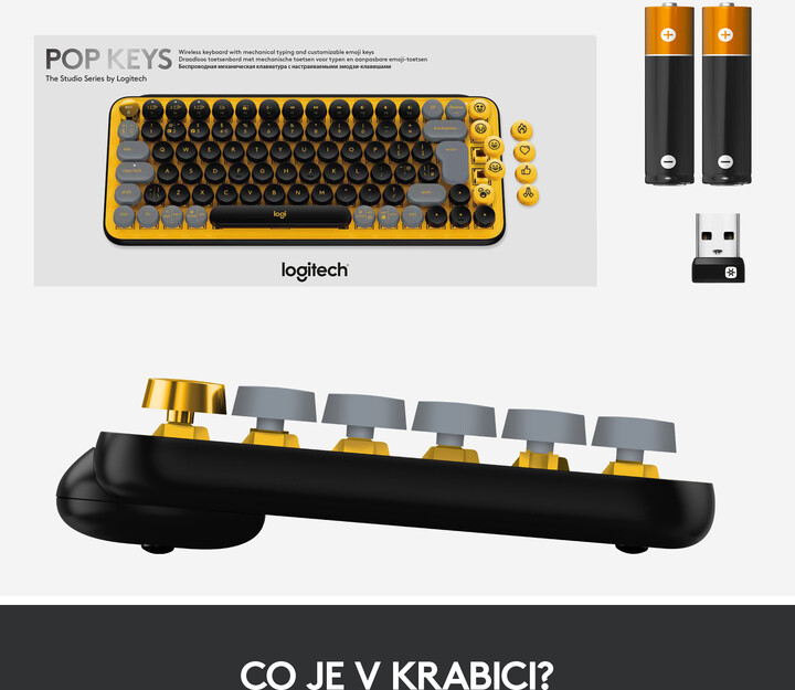 Tastierë Logitech POP Keys, blast