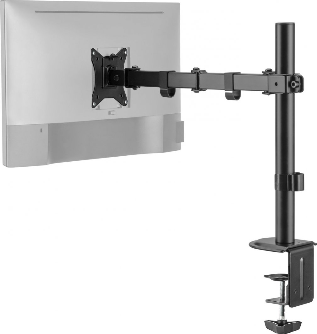 Mbajtës tavoline për monitor Spacetronik SPA-112, 1 monitor deri 9 kg, i zi