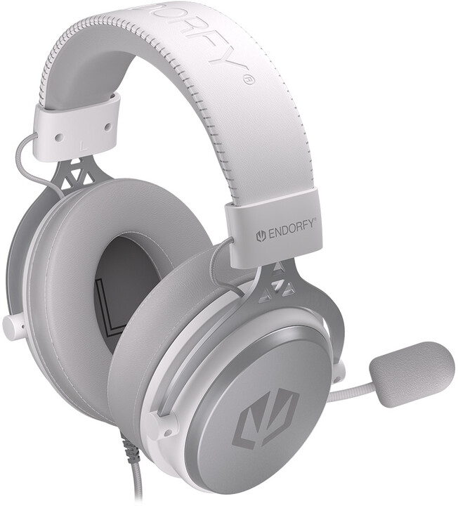 Kufje Endorfy Viro Onyx White, të bardha
