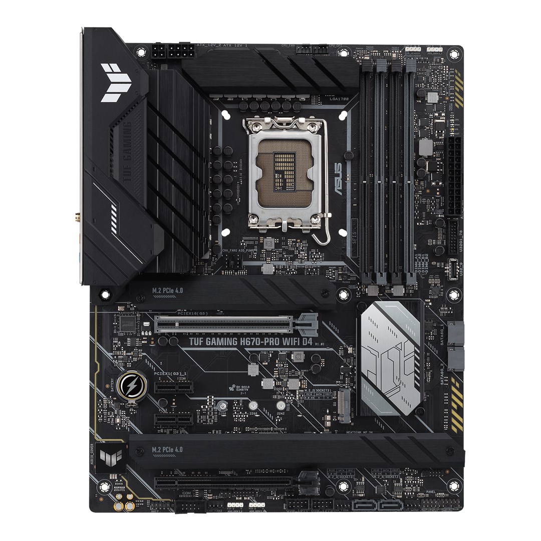 Pllakë amë ASUS TUF Gaming H670-PRO WiFi D4 Intel H670 LGA 1700 ATX