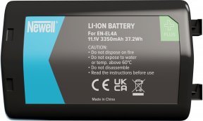 Bateri kamera Newell Plus EN‑EL4a, për Nikon, gri