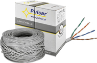 Kabllo rrjeti Pulsar PU-NC200, U/UTP Cat5e, 305m, gri
