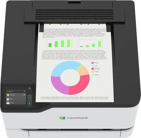 Printer lazer me ngjyra Lexmark CS431dw, 24 faqe në minutë, WiFi, i bardhë