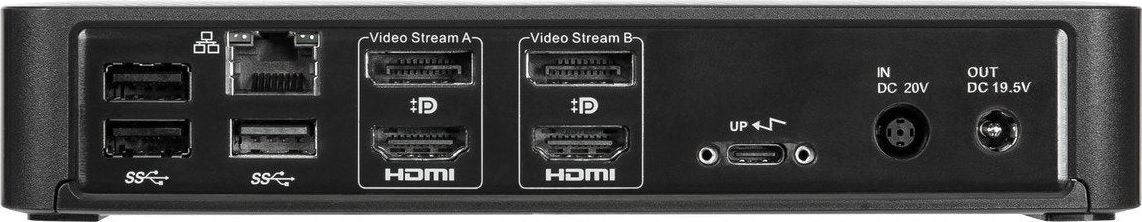 Doking stacion Targus DOCK182EUZ, USB C dhe USB A, 2x 4K, i zi