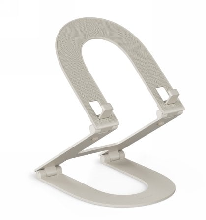 Qëndrim për tablet TwelveSouth Curva Mini, i palosshëm, i rregullueshëm, bezhë