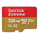 Kartë memorje SanDisk Extreme, 128GB, microSDXC, me adapter SD