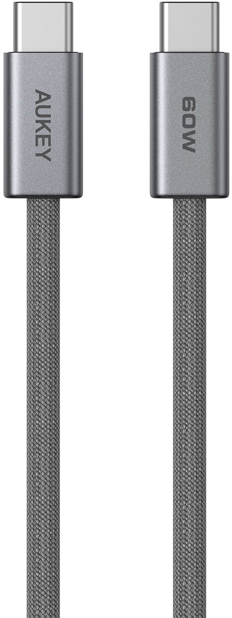 Кабел USB C во C Aukey Circlet Blink CB-DCC242, 1.8m, 240W, плетен