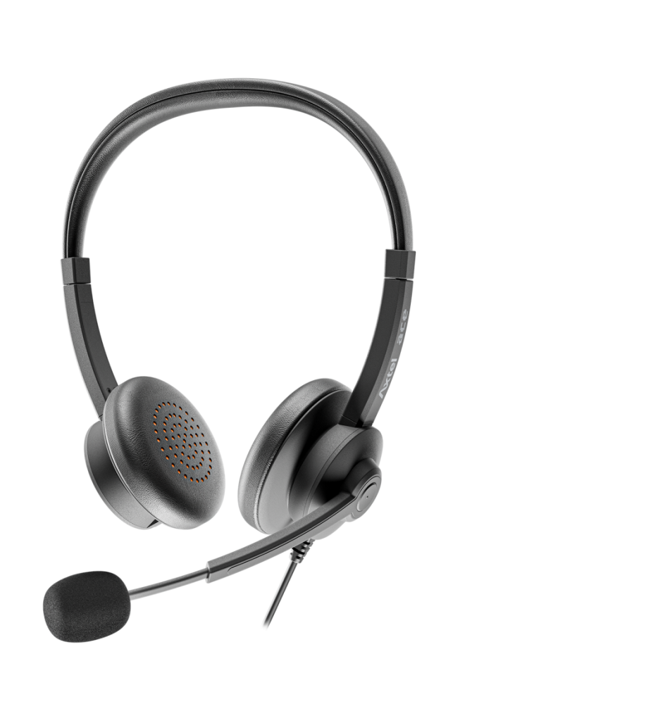 Kufje Axtel Ace UC Stereo, USB A, stereo HD, të zeza