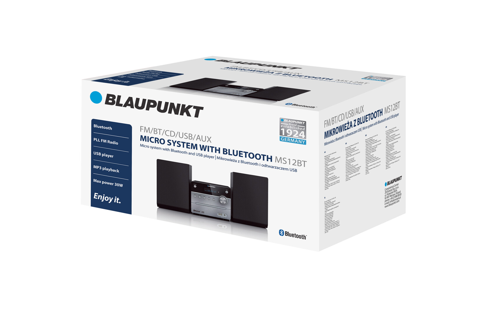 Radio me CD, USB dhe Bluetooth BLAUPUNKT MS12BT