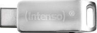 USB Интенсо cMobile Line, 64GB, USB C, металик сребрена
