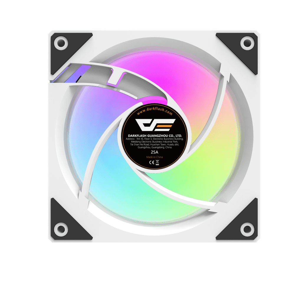 Ftohës Darkflash Fans Infinity 32 3-in-1, 120mm, ARGB, i bardhë